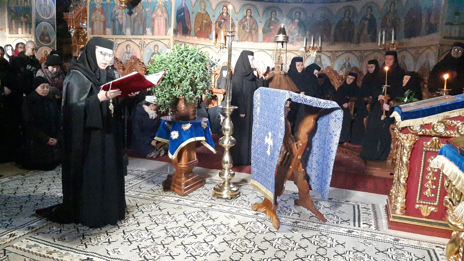 Sora Françoise Détouche, călugărită la Mănăstirea Văratic de PS Părinte Nichifor Botoșăneanul