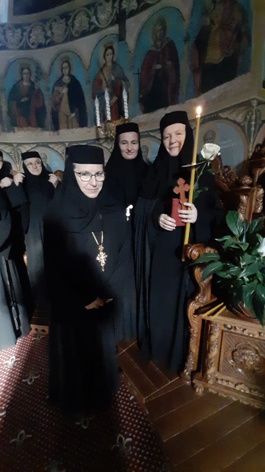 Sora Françoise Détouche, călugărită la Mănăstirea Văratic de PS Părinte Nichifor Botoșăneanul