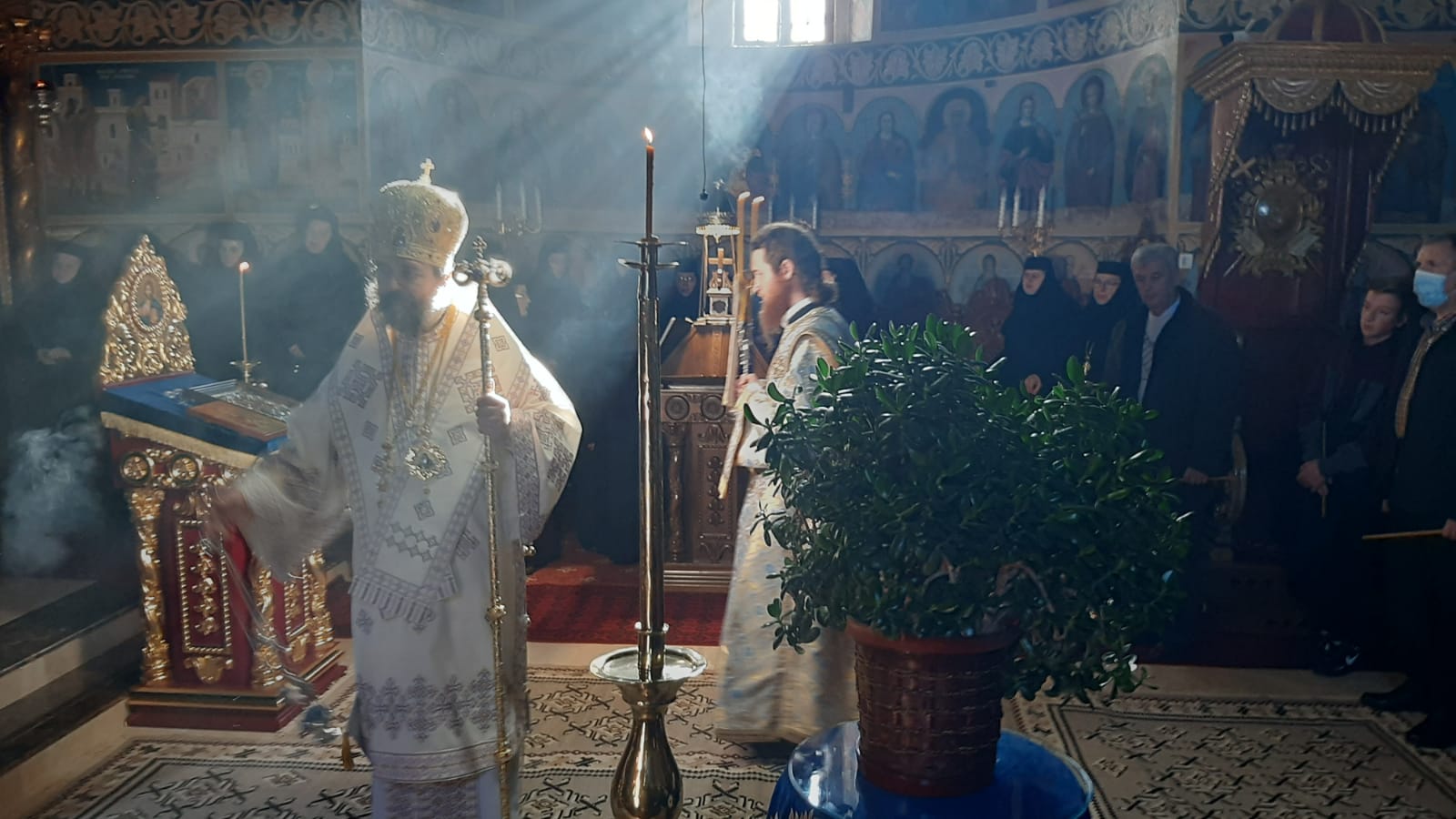 Sora Françoise Détouche, călugărită la Mănăstirea Văratic de PS Părinte Nichifor Botoșăneanul