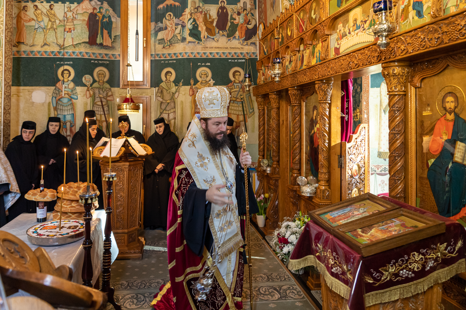 Părintele Mitropolit Bartolomeu Anania a fost pomenit la Mănăstirea Dragomirna