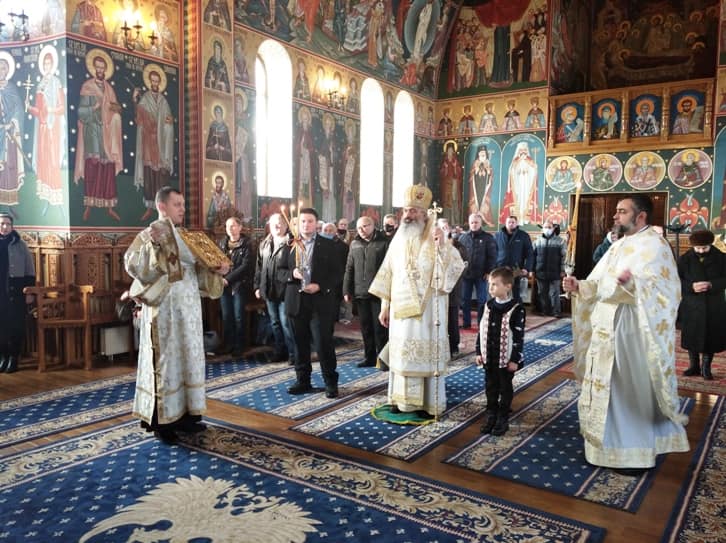 Boboteaza la Parohia „Acoperământul Maicii Domnului” din oraşul Donduşeni