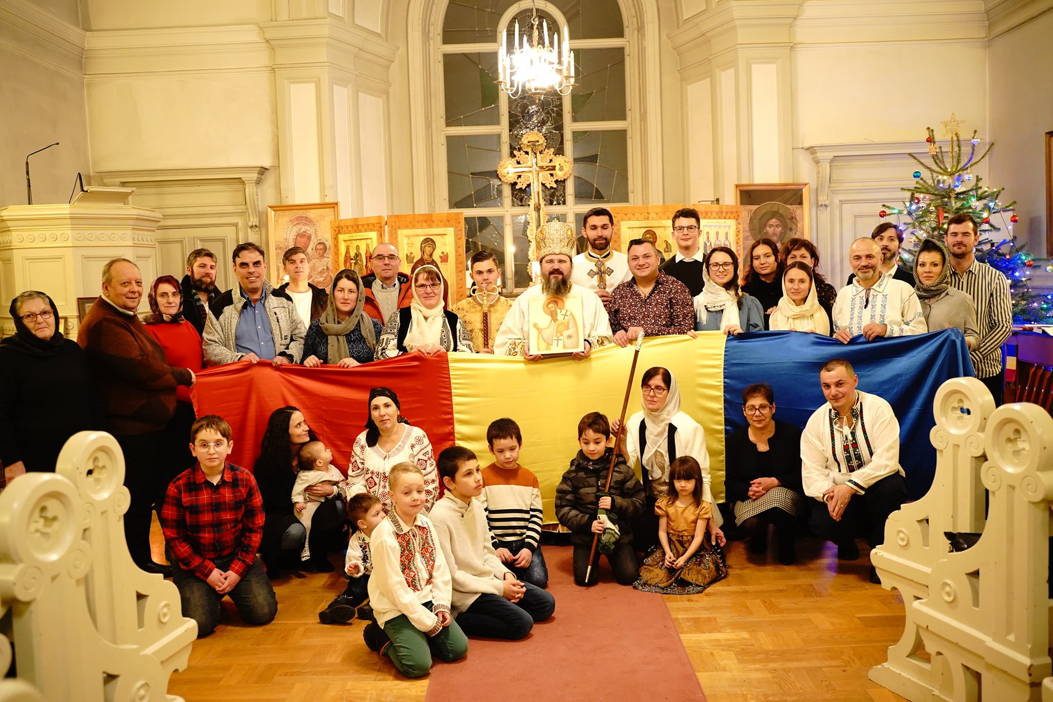 (Foto) Slujire arhierească în orașul Uppsala, Regatul Suediei, la trecerea dintre ani