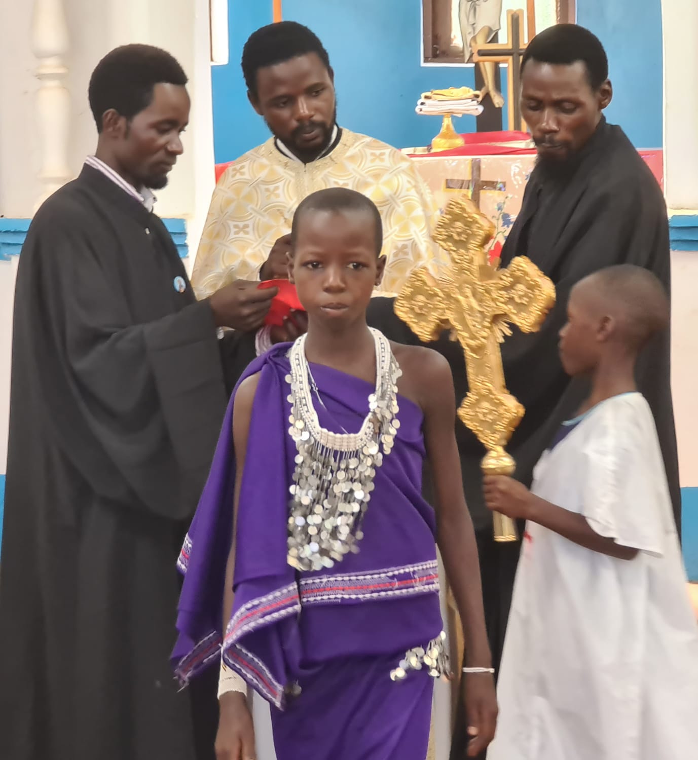 Trăirea bucuriei împreună cu massaii ortodocși din Ipwasi