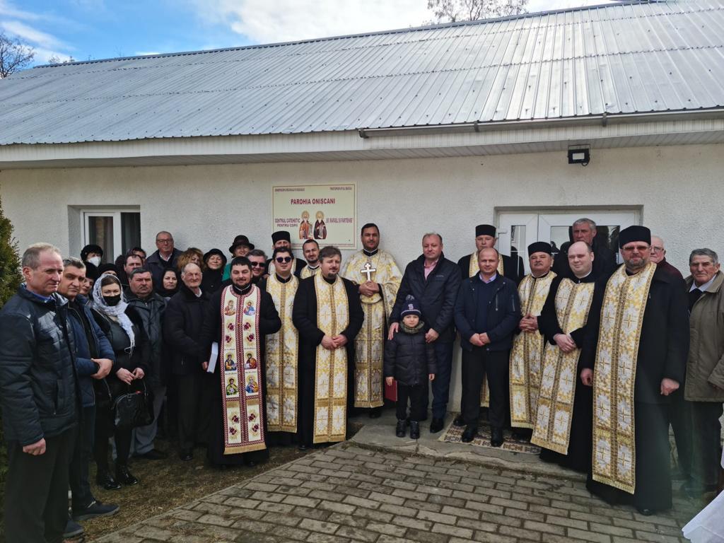 Inaugurarea centrului catehetic al Parohiei Onișcani-Filipeşti