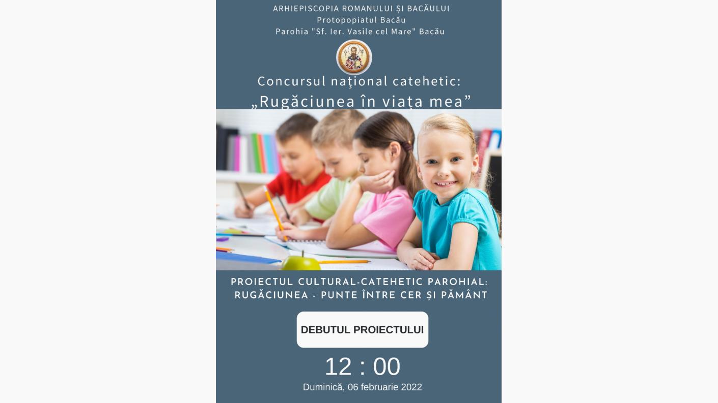 Concurs catehetic în Parohia „Sfântul Vasile cel Mare” din Bacău
