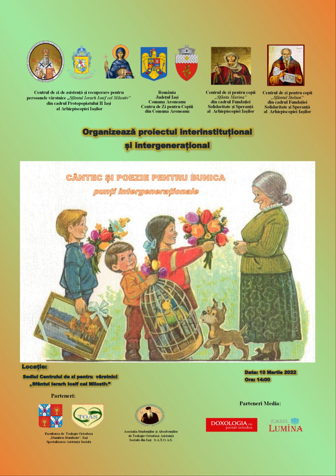 „Cântec și poezie pentru bunica” - punți intergeneraționale