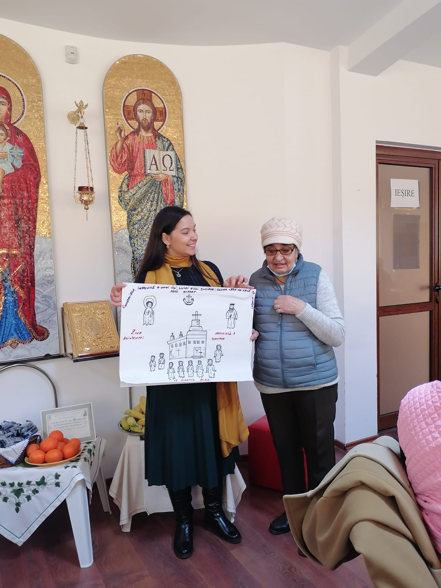 Ziua mondială a asistenței sociale, marcată la Iași de studenții teologi