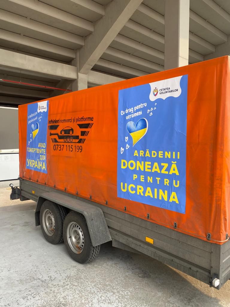 Din Cetatea Aradului în Cetatea Iaşului pentru refugiații ucraineni