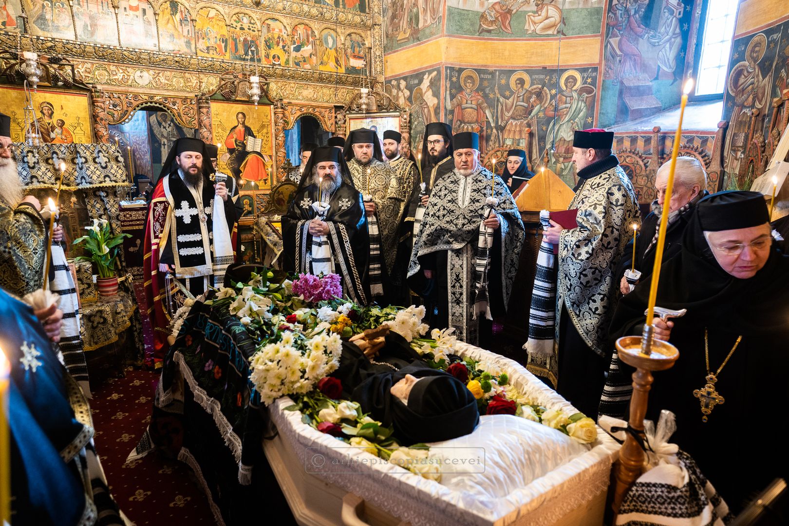 Foto: Irina Ursachi Stavrofora Irina Pântescu a fost înmormântată la Mănăstirea Voroneț