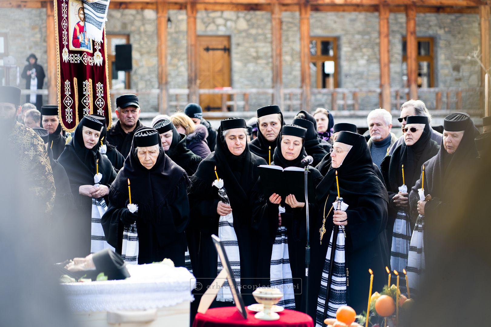 Foto: Irina Ursachi Stavrofora Irina Pântescu a fost înmormântată la Mănăstirea Voroneț