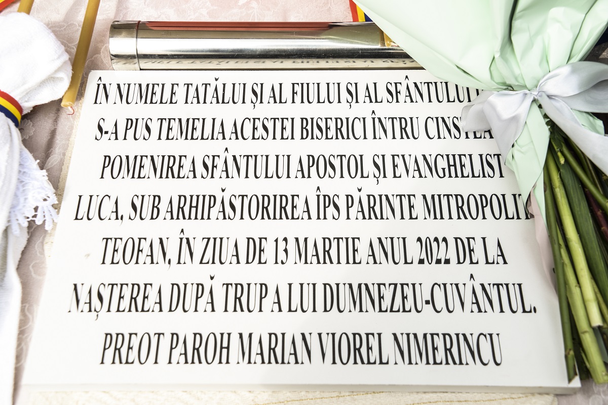Piatră de temelie pentru o nouă biserică în Muncipiul Iași: „O fereastră către eternitate”