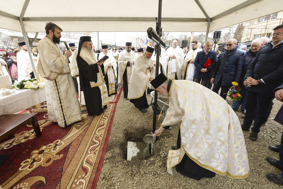 Piatră de temelie pentru o nouă biserică în Muncipiul Iași: „O fereastră către eternitate”