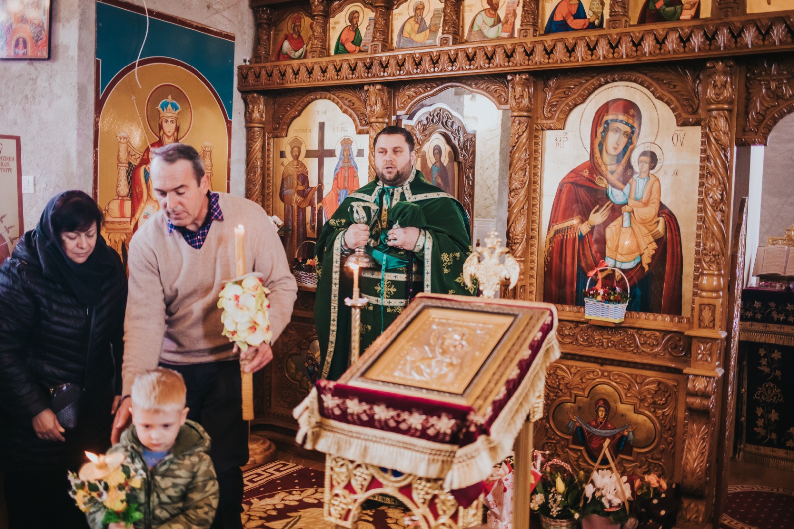 Zi de sărbătoare pentru credincioșii din Bălușești, județul Neamț