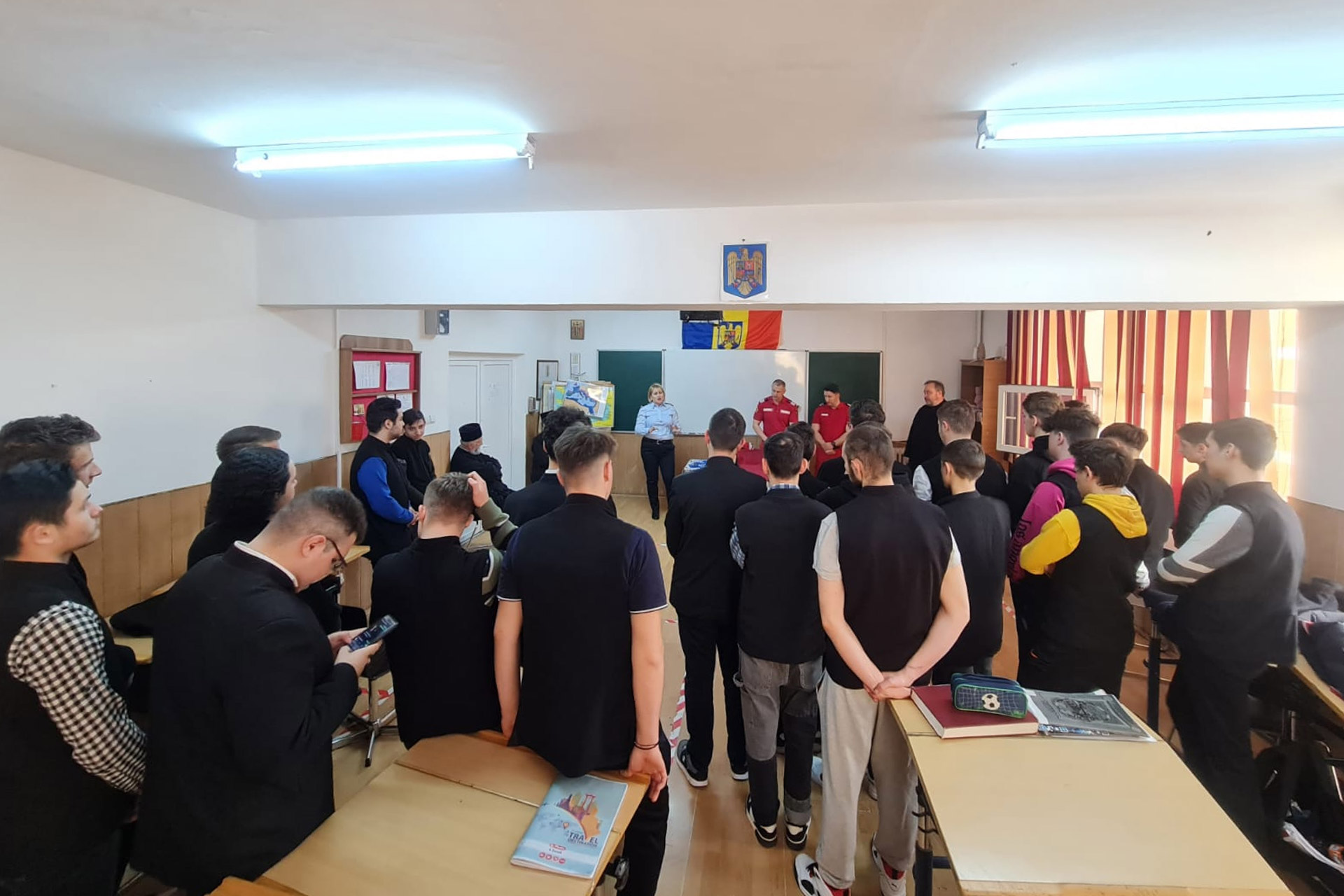 Activitate PSI  la Liceul Teologic Ortodox din Piatra Neamț