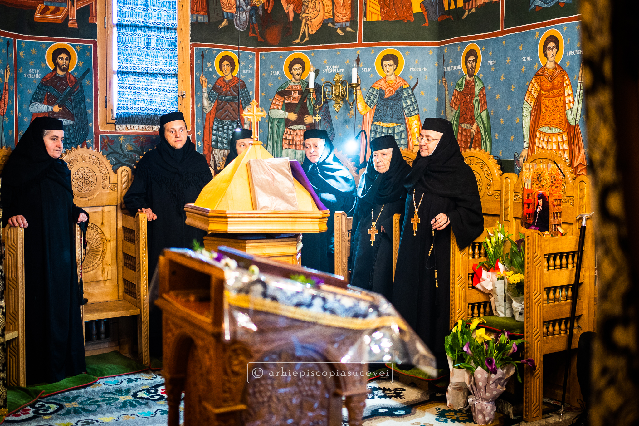 Liturghie arhierească și Parastas pentru stavrofora Irina Pântescu – Mănăstirea Voroneț