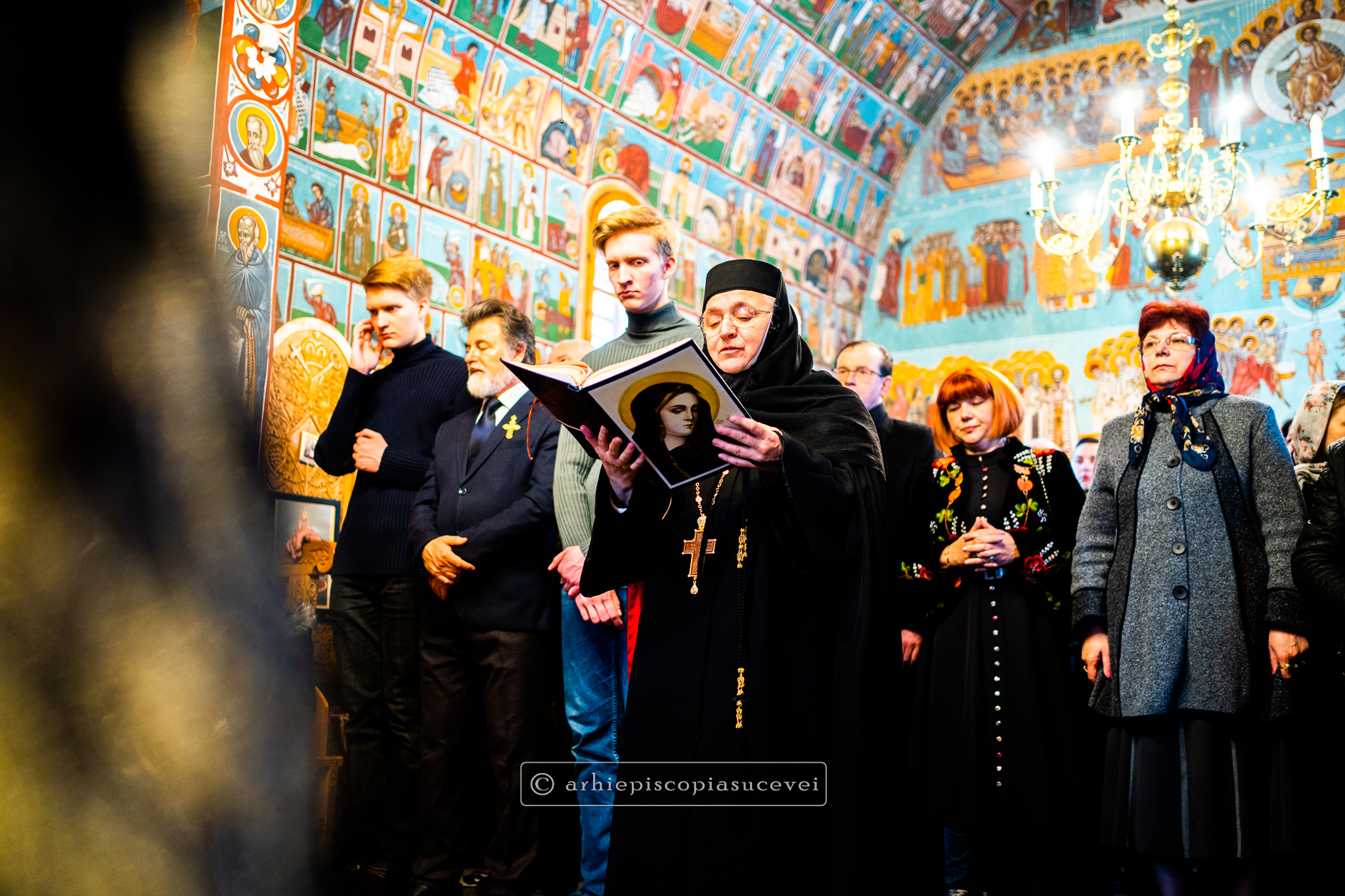 Liturghie arhierească și Parastas pentru stavrofora Irina Pântescu – Mănăstirea Voroneț