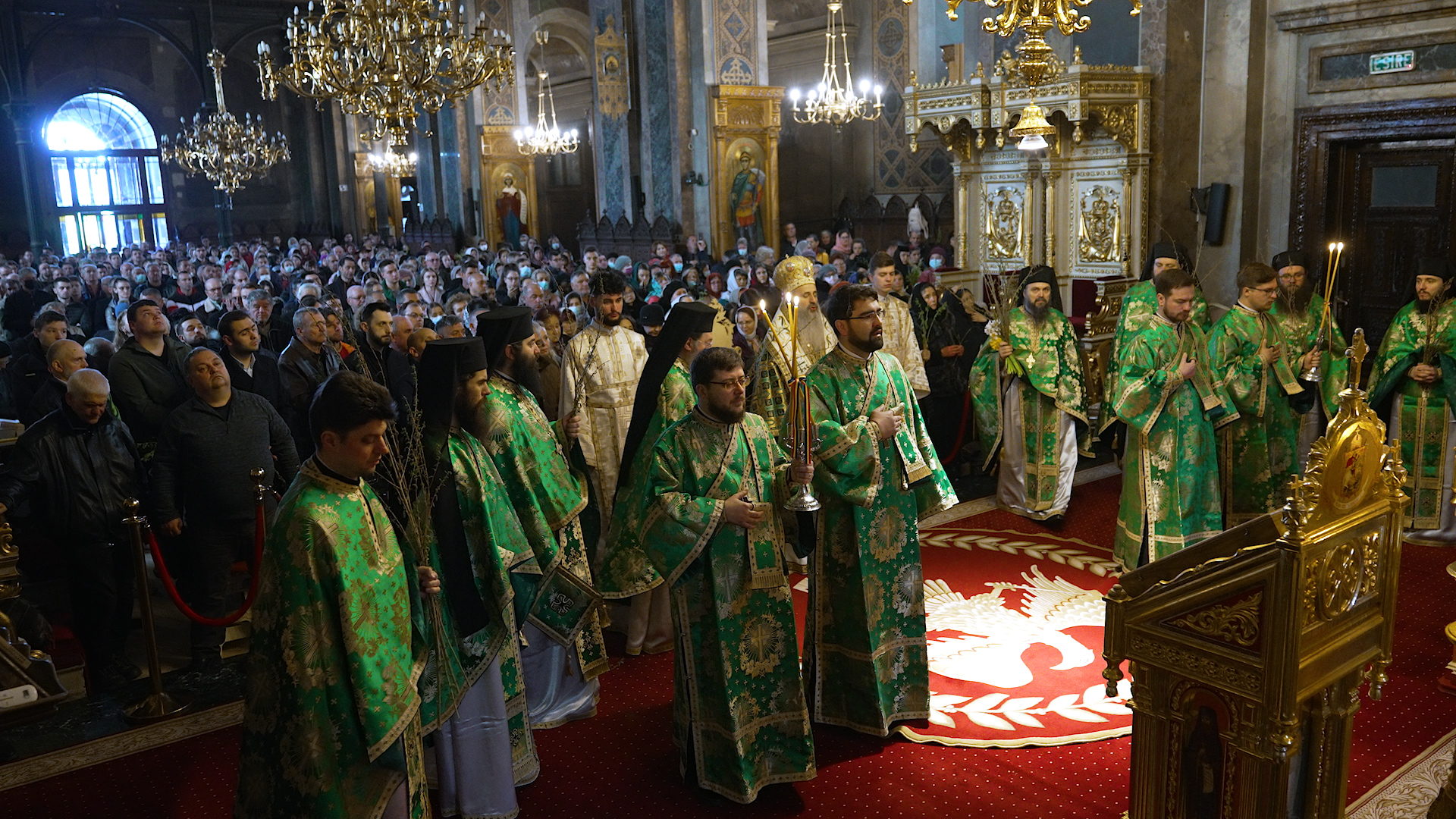 (Video) Sărbătoarea „Intrării Domnului în Ierusalim” – Catedrala Mitropolitană din Iași