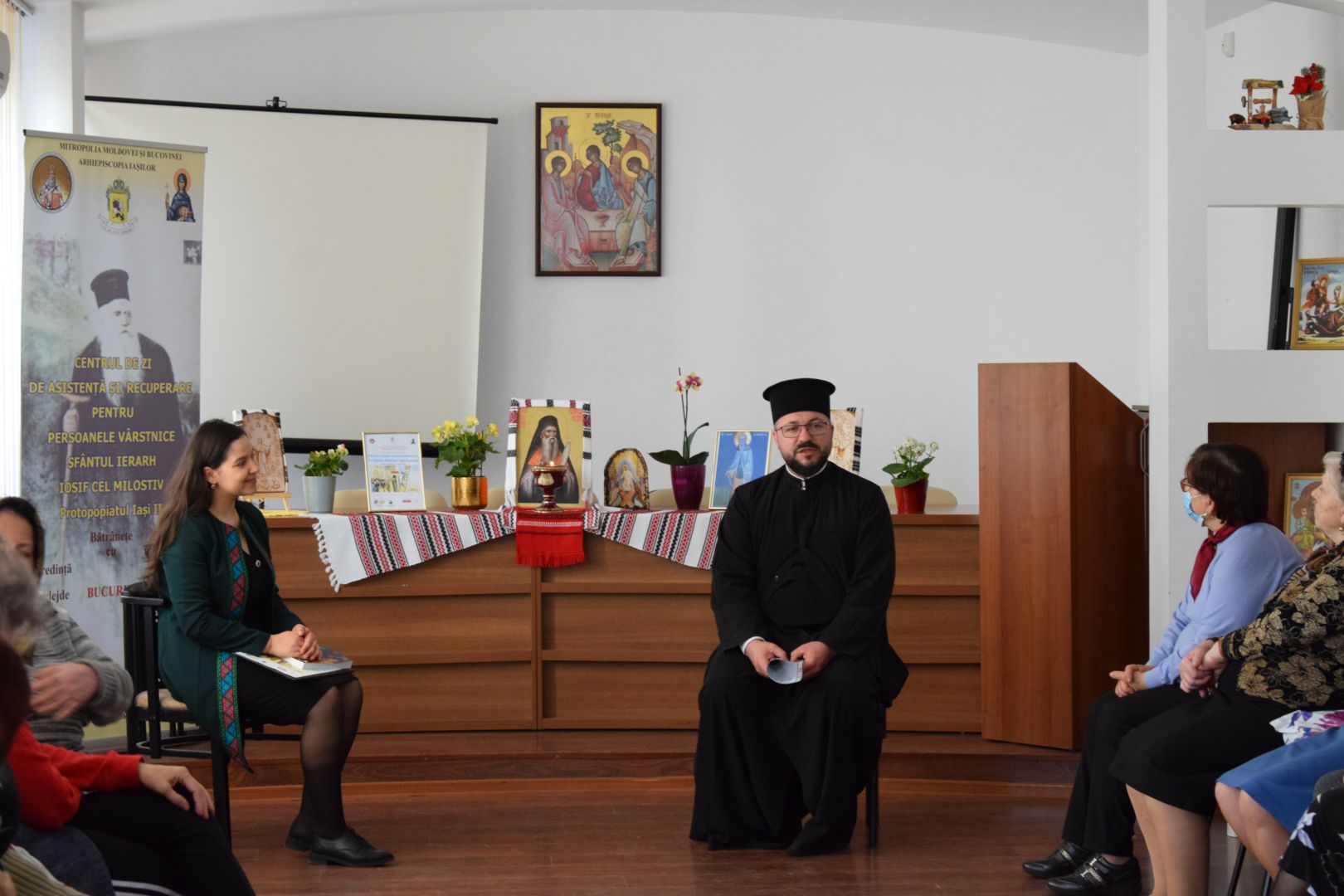 Întâlniri duhovnicești la Centrul de zi „Sfântul Iosif cel Milostiv”
