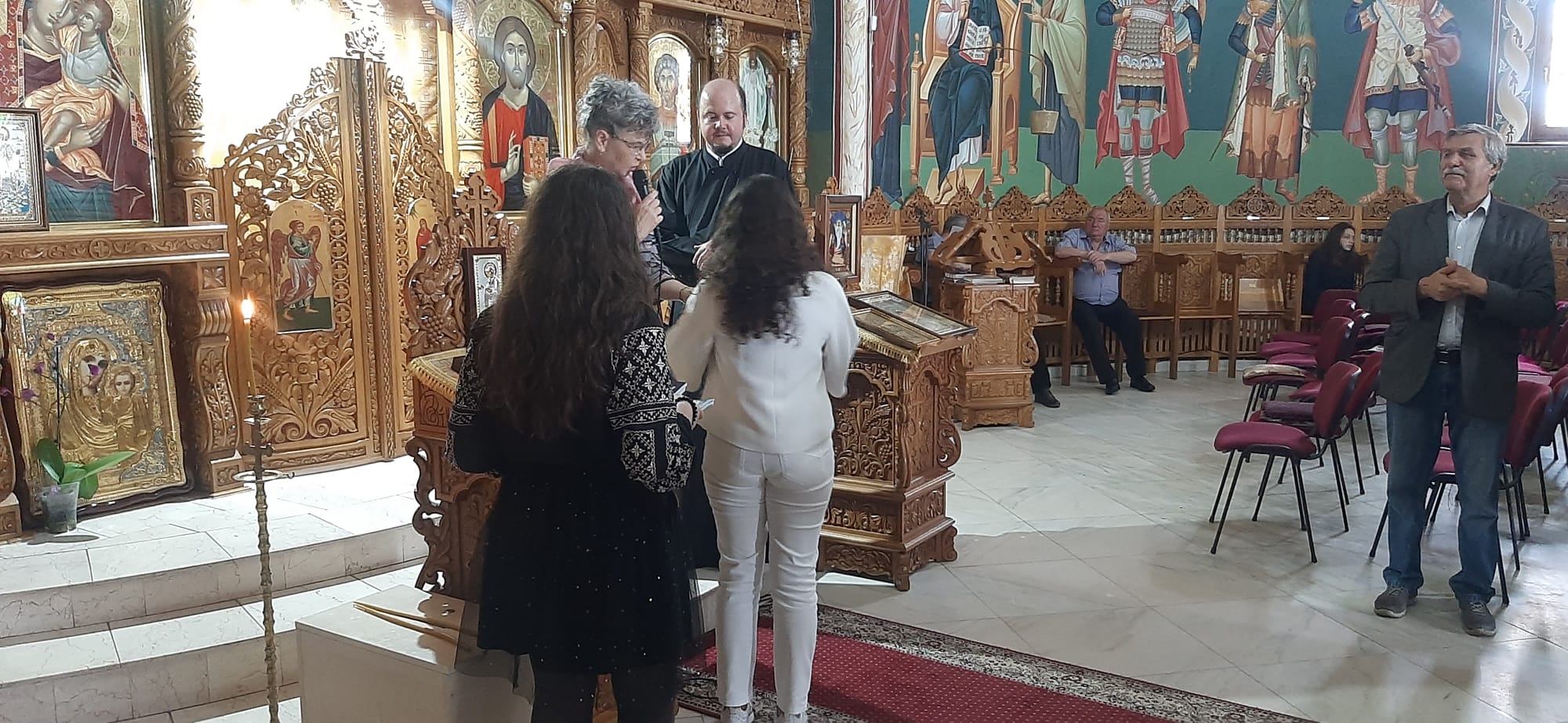 Festivitatea de premiere a concursului cu tema „Pace pe Pământ”, la Parohia „Sfântul Mare Mucenic Mina” din Buzău