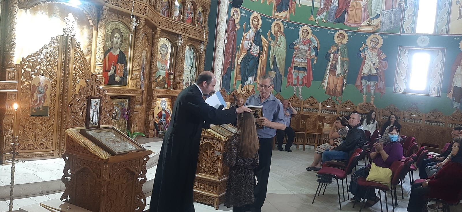 Festivitatea de premiere a concursului cu tema „Pace pe Pământ”, la Parohia „Sfântul Mare Mucenic Mina” din Buzău