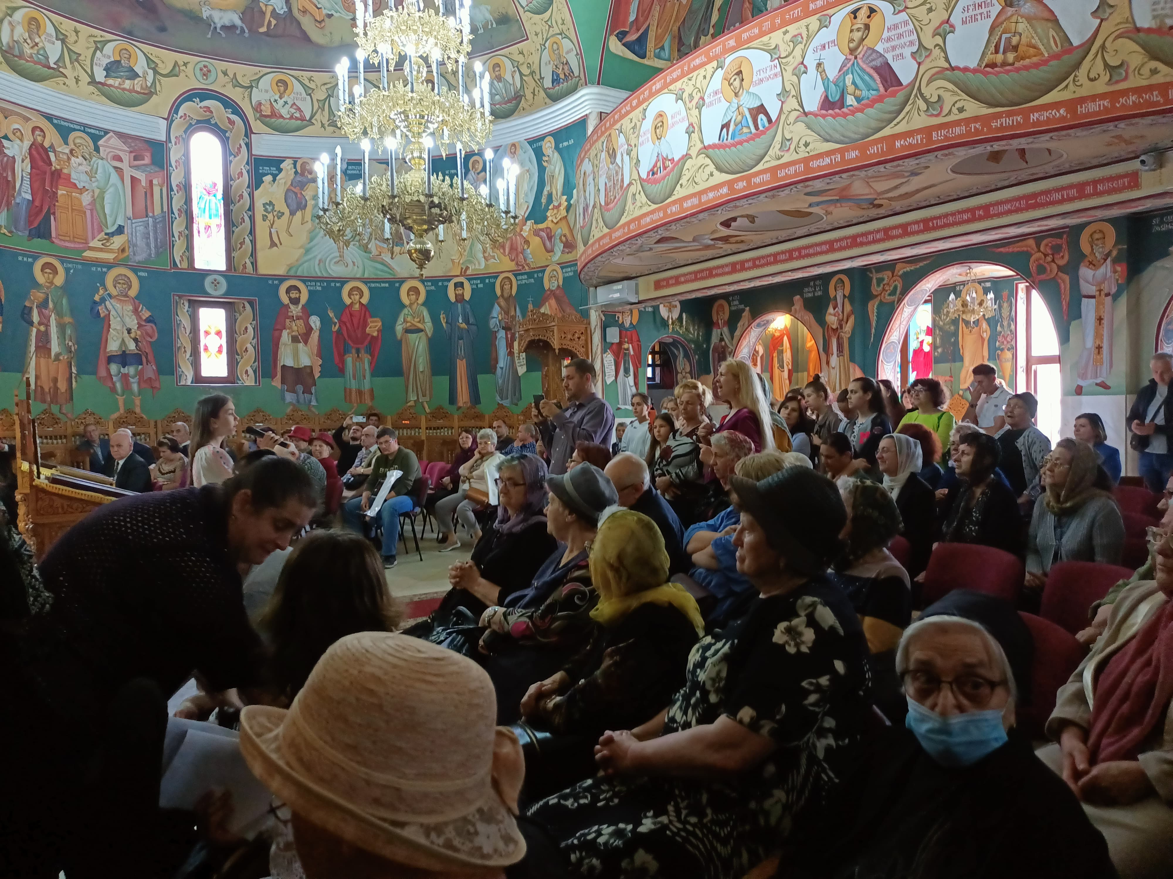 Festivitatea de premiere a concursului cu tema „Pace pe Pământ”, la Parohia „Sfântul Mare Mucenic Mina” din Buzău