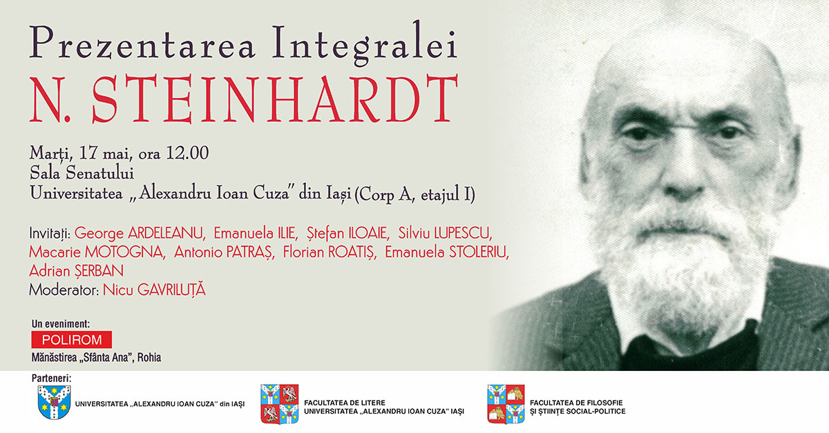 Prezentarea Integralei „N. Steinhardt” la Universitatea „Alexandru Ioan Cuza” din Iași