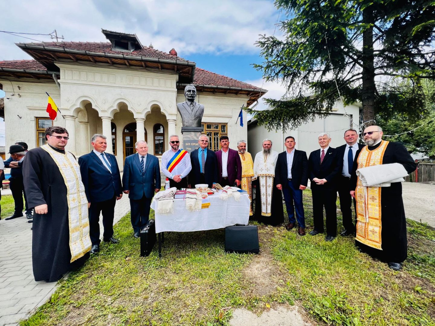 În comuna Tudora a fost inaugurat bustul lui David Șerpeanu – ajuns, în 1919, în Parlamentul României Mari