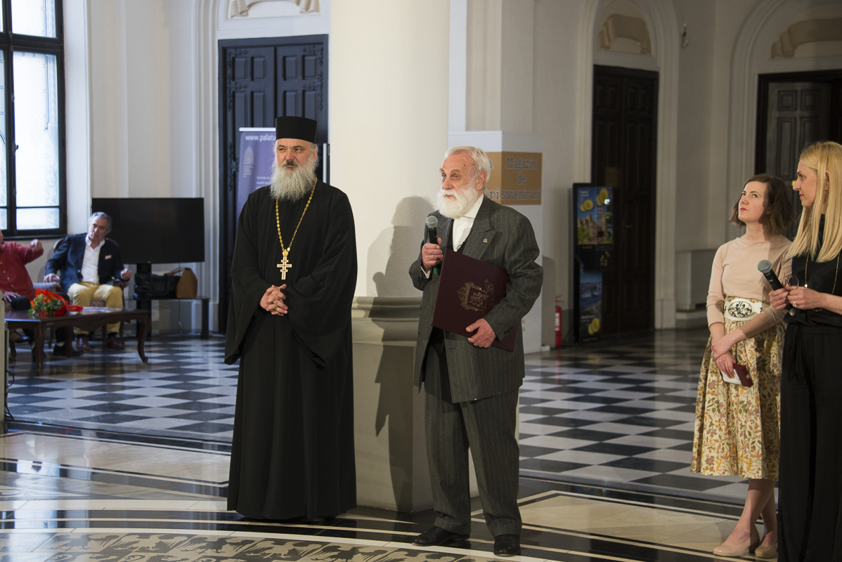 Foto: Tudorel Rusu Ștefan Câlția, la Iași: „Când părintele mi-a pus Crucea Moldavă în piept, am avut sentimentul că m-ați înfiat, că sunt ieșean”