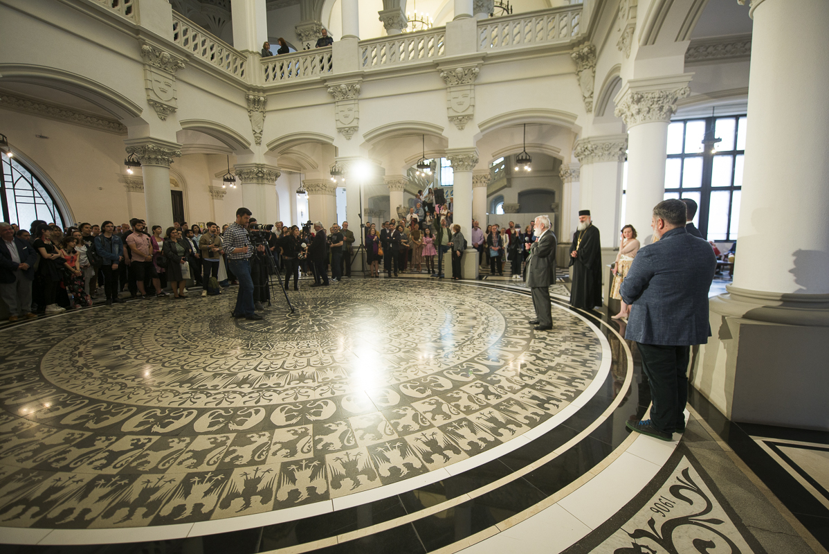 Foto: Tudorel Rusu Ștefan Câlția, la Iași: „Când părintele mi-a pus Crucea Moldavă în piept, am avut sentimentul că m-ați înfiat, că sunt ieșean”