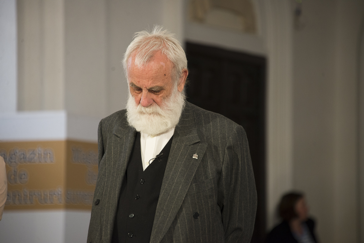 Foto: Tudorel Rusu Ștefan Câlția, la Iași: „Când părintele mi-a pus Crucea Moldavă în piept, am avut sentimentul că m-ați înfiat, că sunt ieșean”