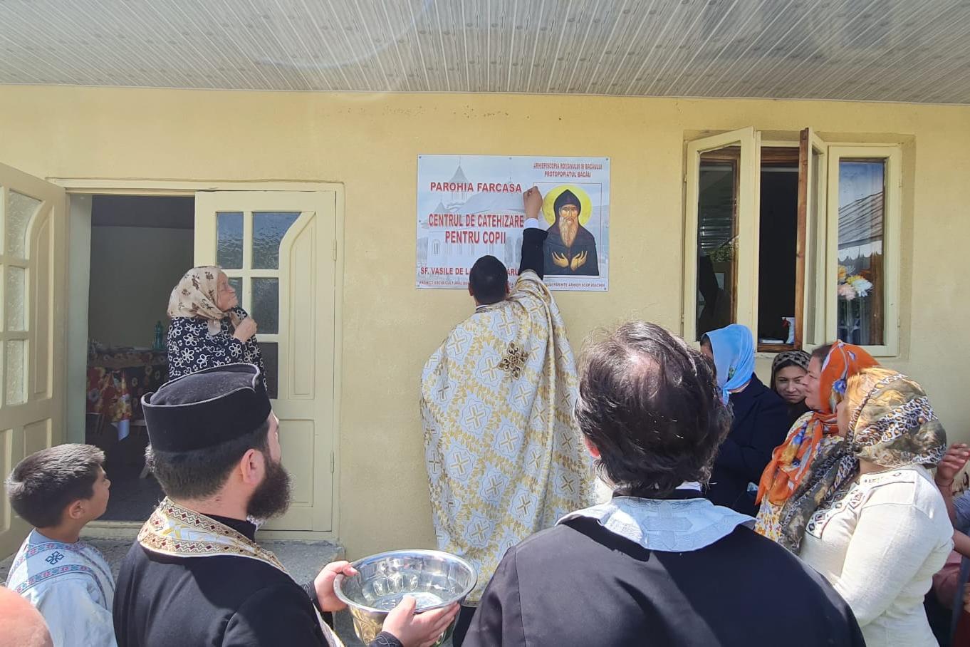 Inaugurarea Centrului catehetic pentru copii al Parohiei Barcana