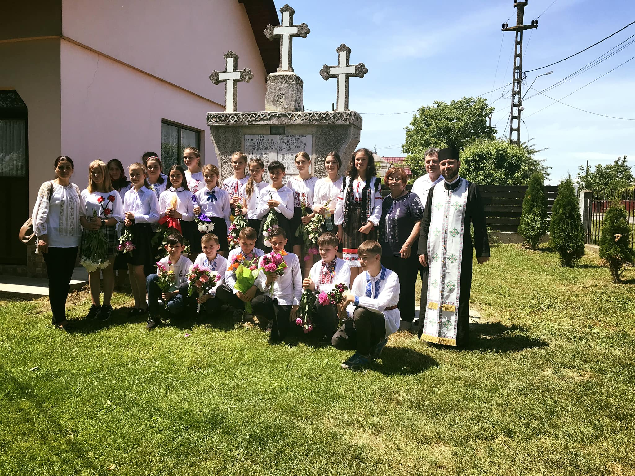 Eroii neamului, cinstiți în Parohia Lespezi, Protopopiatul Pașcani