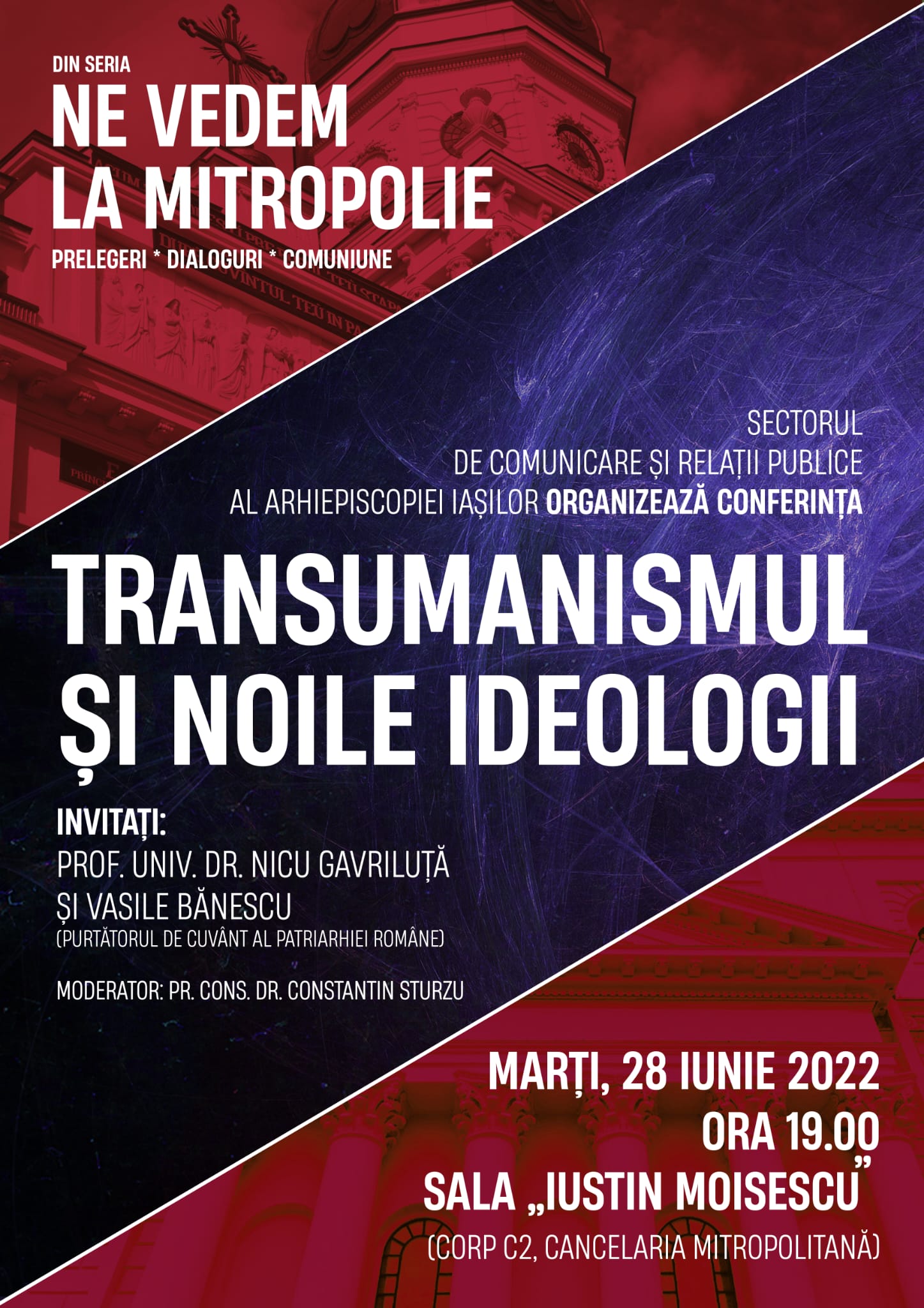 Evenimente ce vor avea loc în Arhiepiscopia Iașilor în perioada 26 iunie - 2 iulie 2022