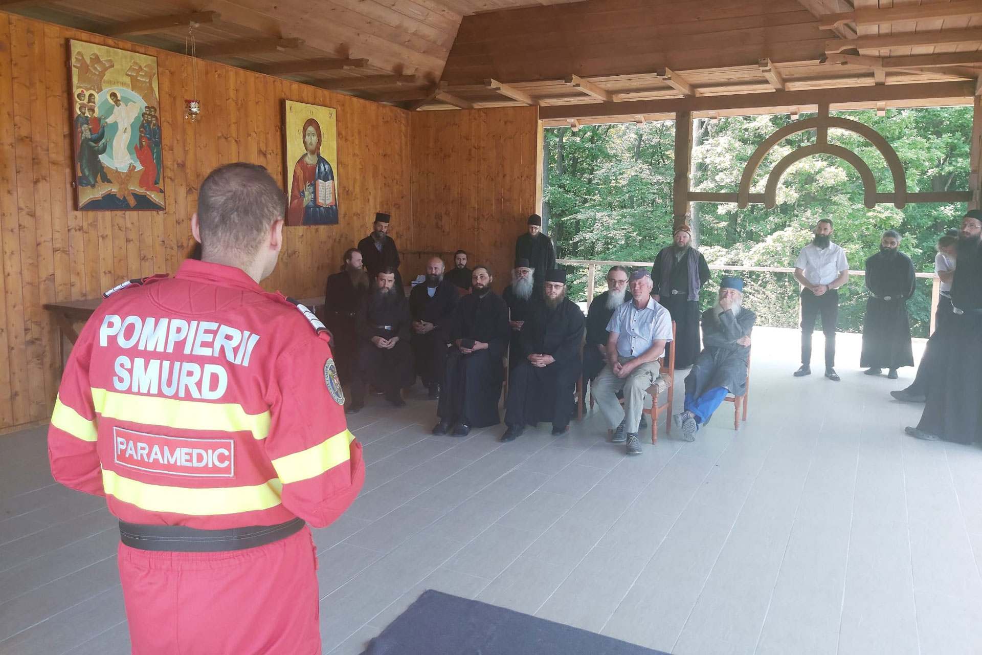 Instructaj în domeniul Situațiilor de Urgență pentru viețuitorii Mănăstirii Sangeap Basaraba