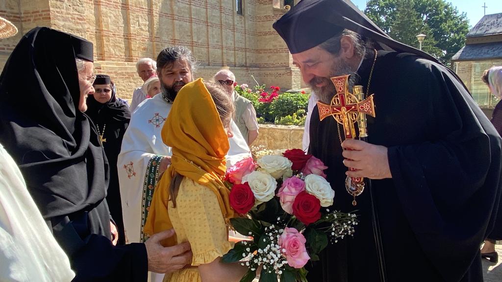 PS Nichifor Botoșăneanul, prezent la hramul Mănăstirii Galata Slujbe arhierești în Iași, de praznicul Înălțării Domnului Hristos