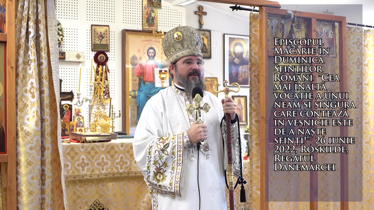 (Video) „Cea mai înaltă vocație a unui neam și singura care contează în veșnicie este de a naște sfinți!” – PS Macarie