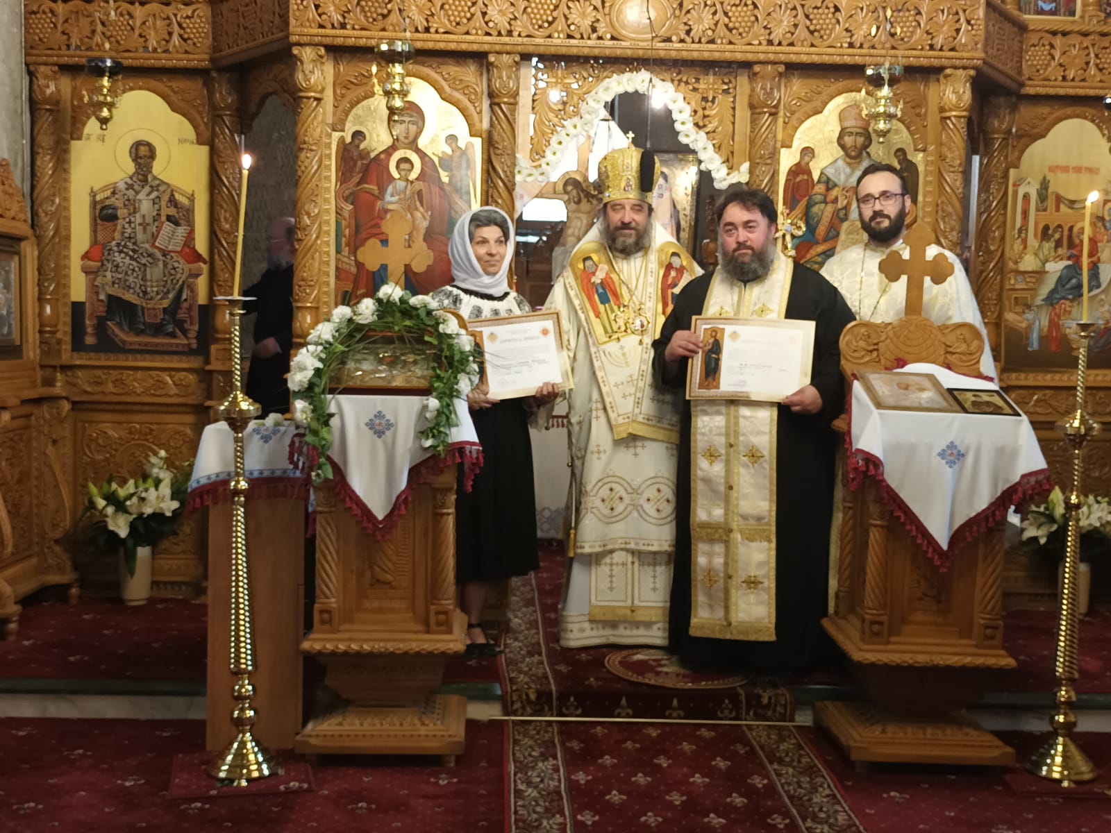 Biserica de la Breazu, în straie de sărbătoare