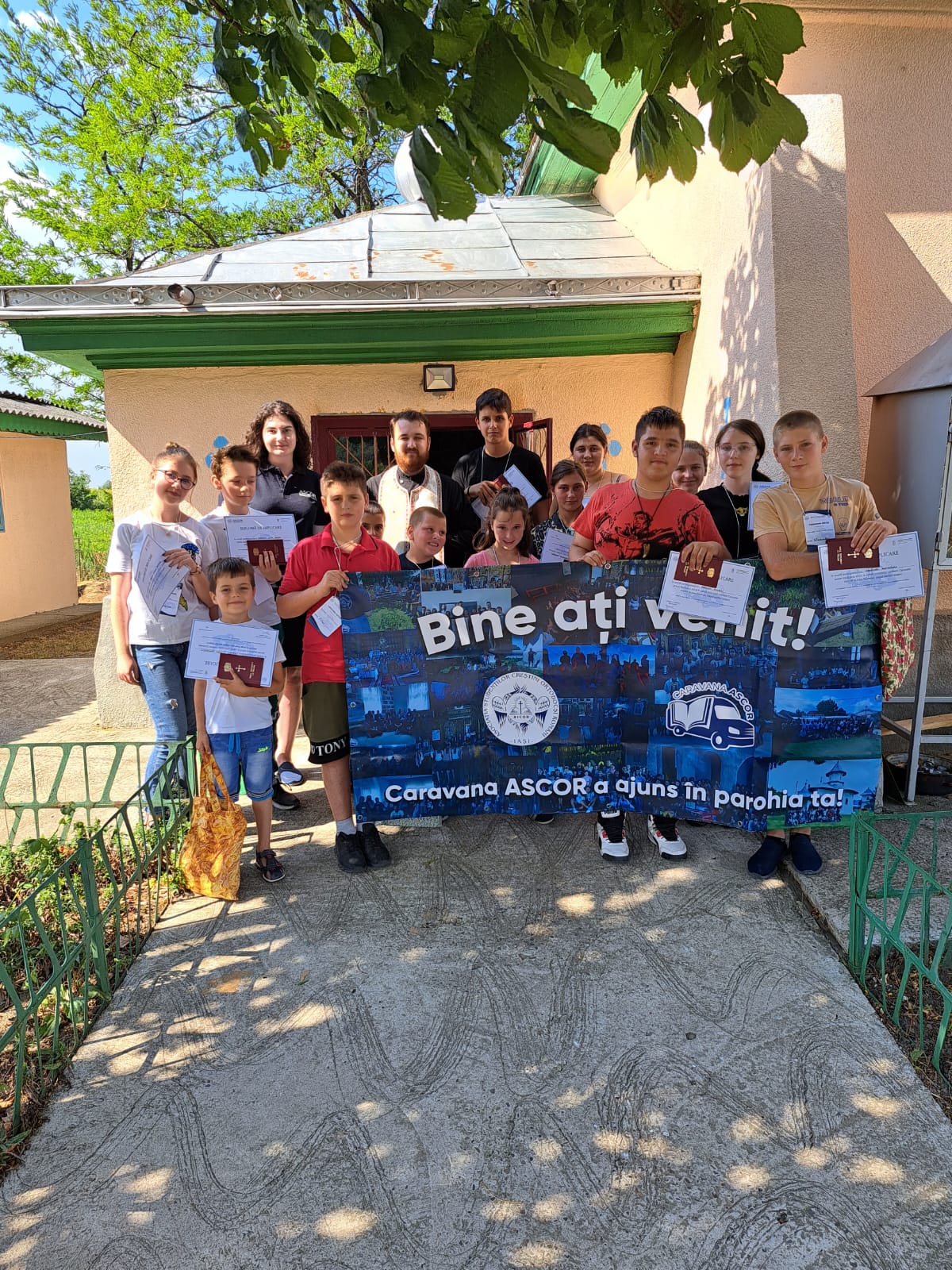 Caravana ASCOR a poposit la Parohia „Sfântul Dimitrie” Rediu - Răuseni