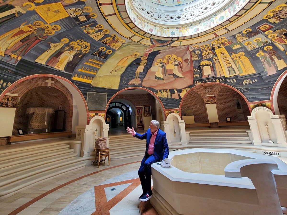 Tenismenul Ilie Năstase, în vizită la Catedrala Mitropolitană din Iași