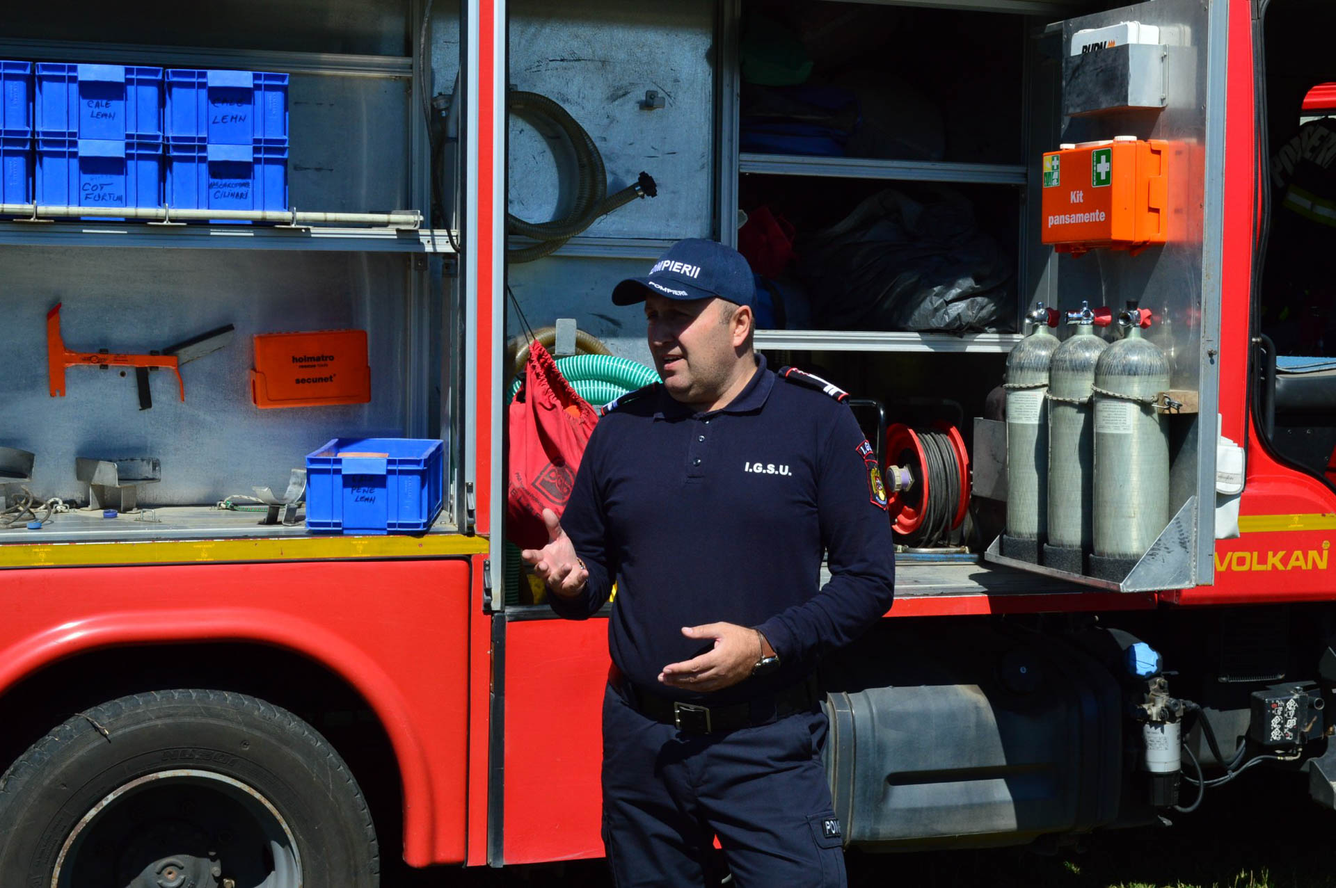 Instructaj PSI-SU la parohia Avrămeni