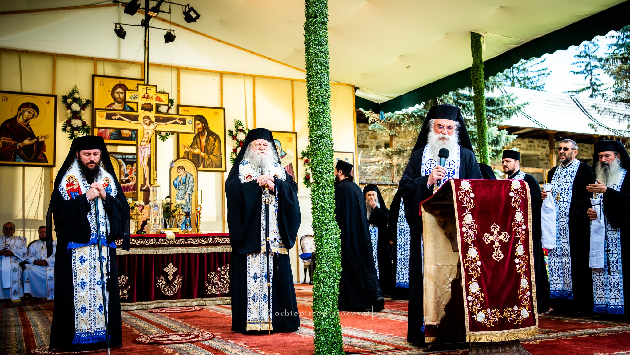 Arhimandritul Grigorie Halciuc a fost înmormântat la Mănăstirea Putna