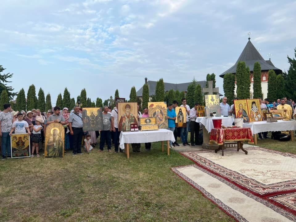 Rugăciuni pentru ploaie la Mănăstirea Popăuți