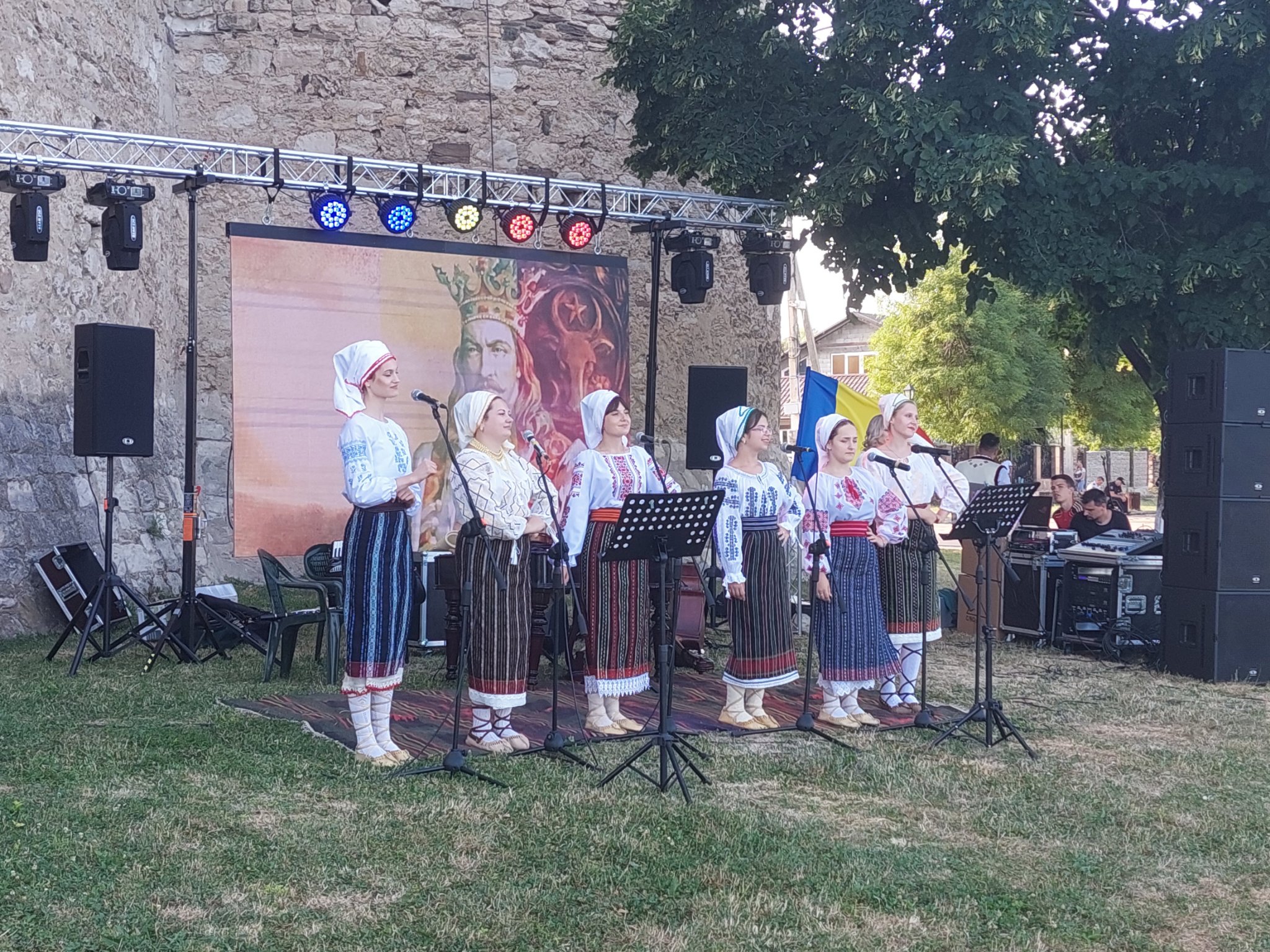 Spectacol închinat Sfântului Voievod Ştefan cel Mare la Cetatea Soroca