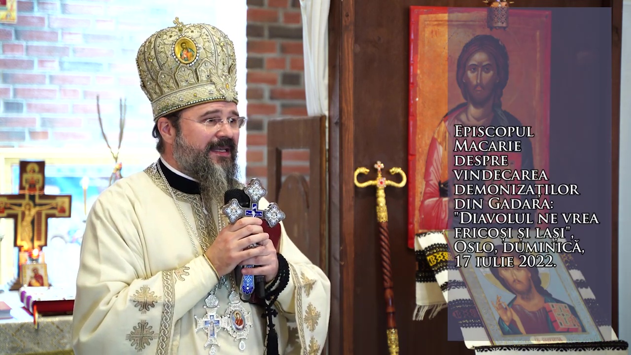 (Video) „Diavolul ne vrea fricoși și lași” – PS Macarie