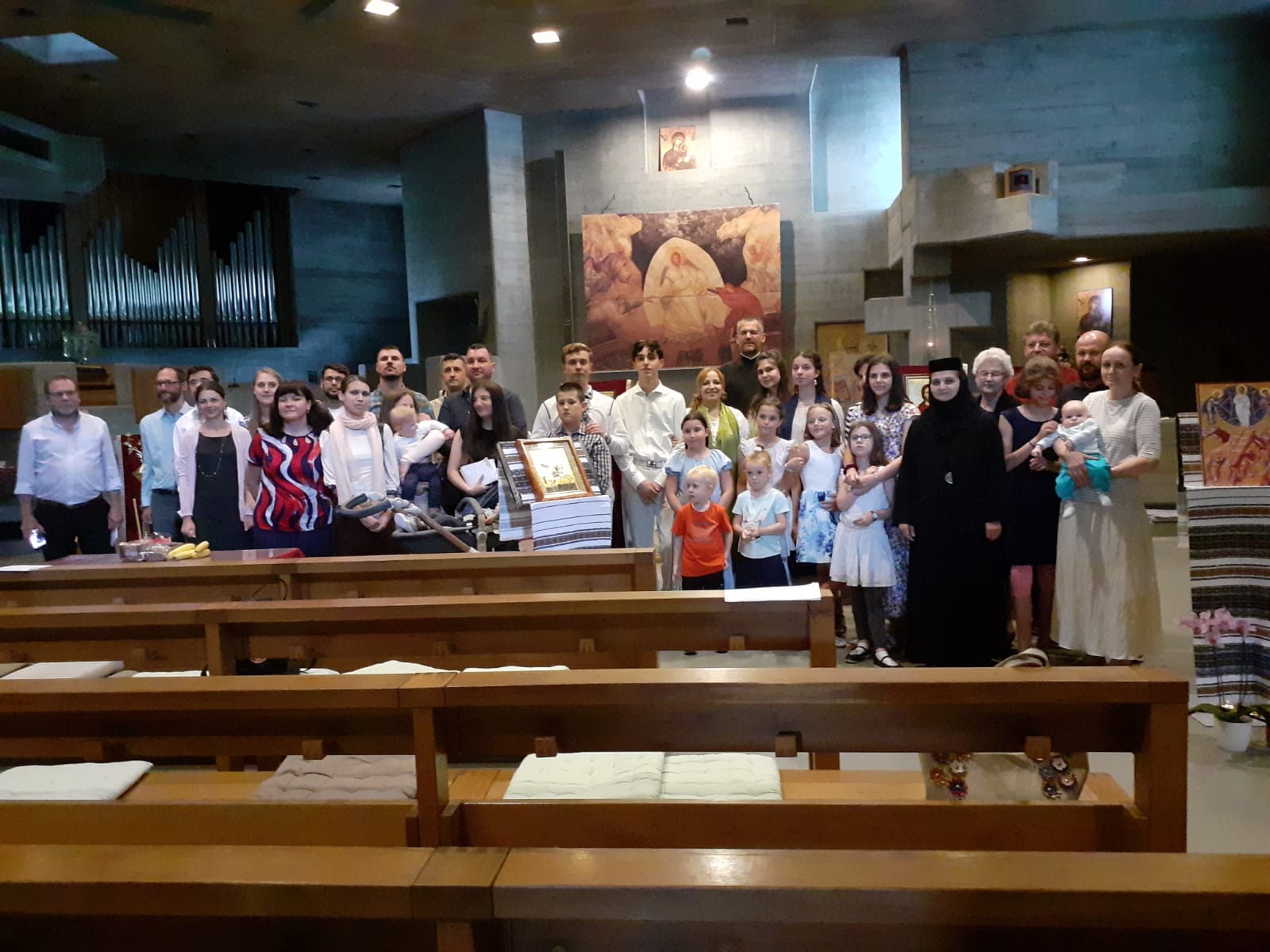 Vară bizantină la Mănăstirea „Nașterea Maicii Domnului” din Godoncourt, Franța