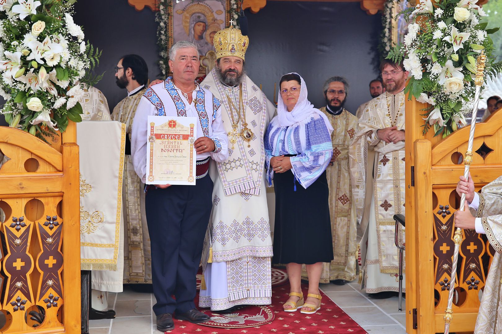 Biserica din Bălțătești, care datează din anul 1872, a fost resfințită de PS Nichifor Botoșăneanul