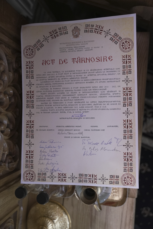 Biserica Schitului Braniște a fost sfințită: „Da, noi suntem zidirea lui Dumnezeu”