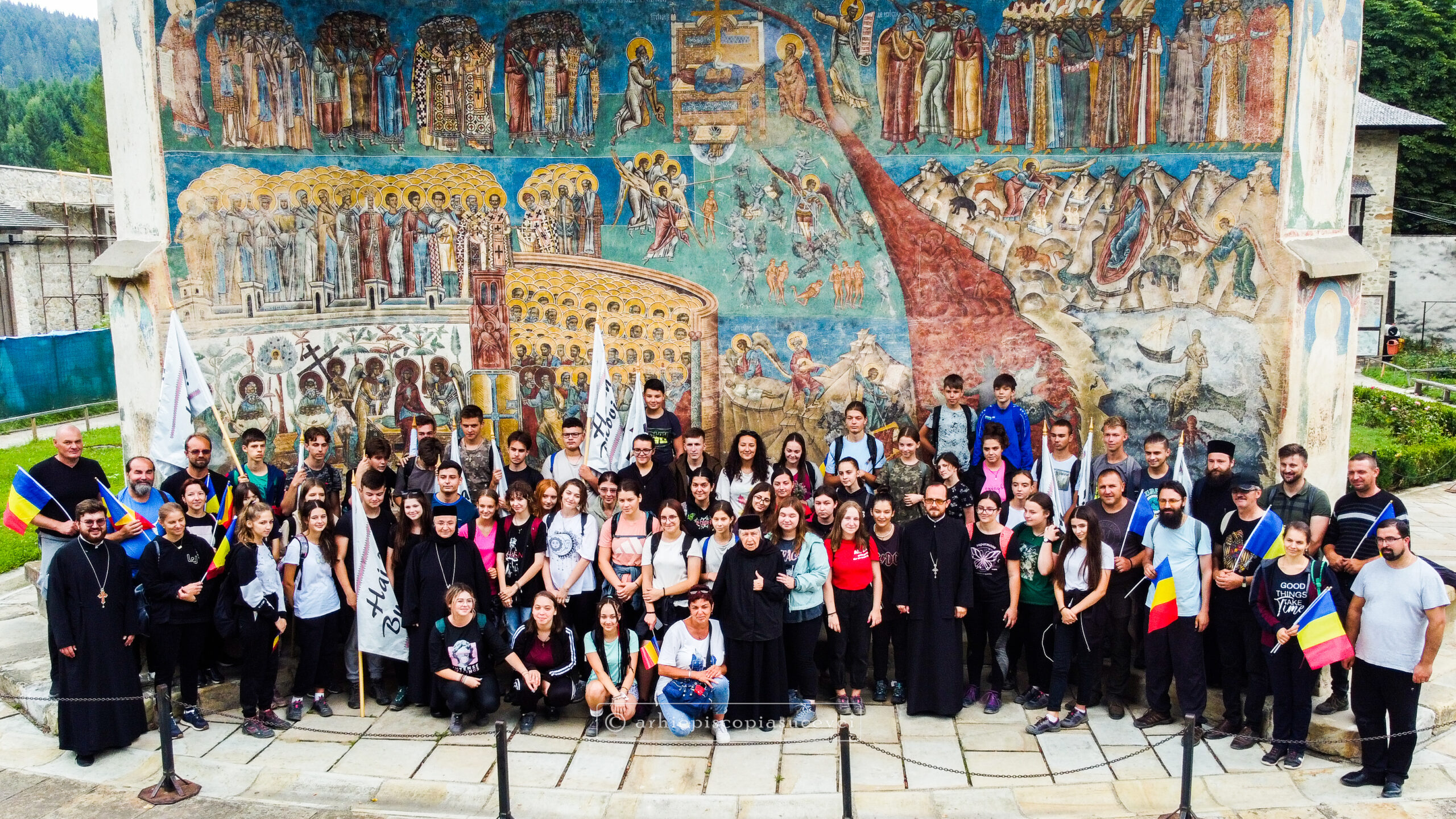 Traseul pelerinajului „Via Mariae” dintre Slatina și Voroneț a fost reînnoit de voluntarii ATOS