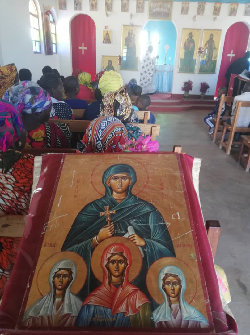 Sfânta Sofia - ocrotitoarea parohiei din satul Magubike