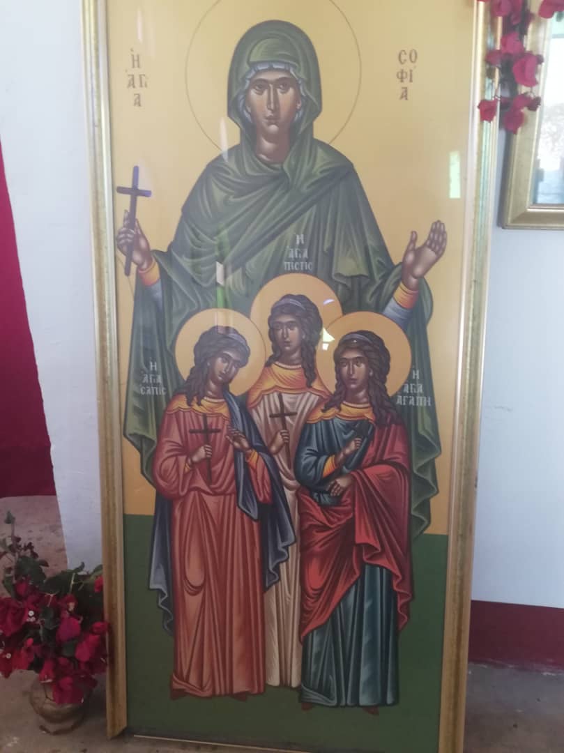 Sfânta Sofia - ocrotitoarea parohiei din satul Magubike